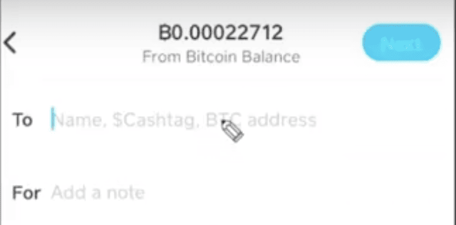 can you send btc from cash app to coinbase